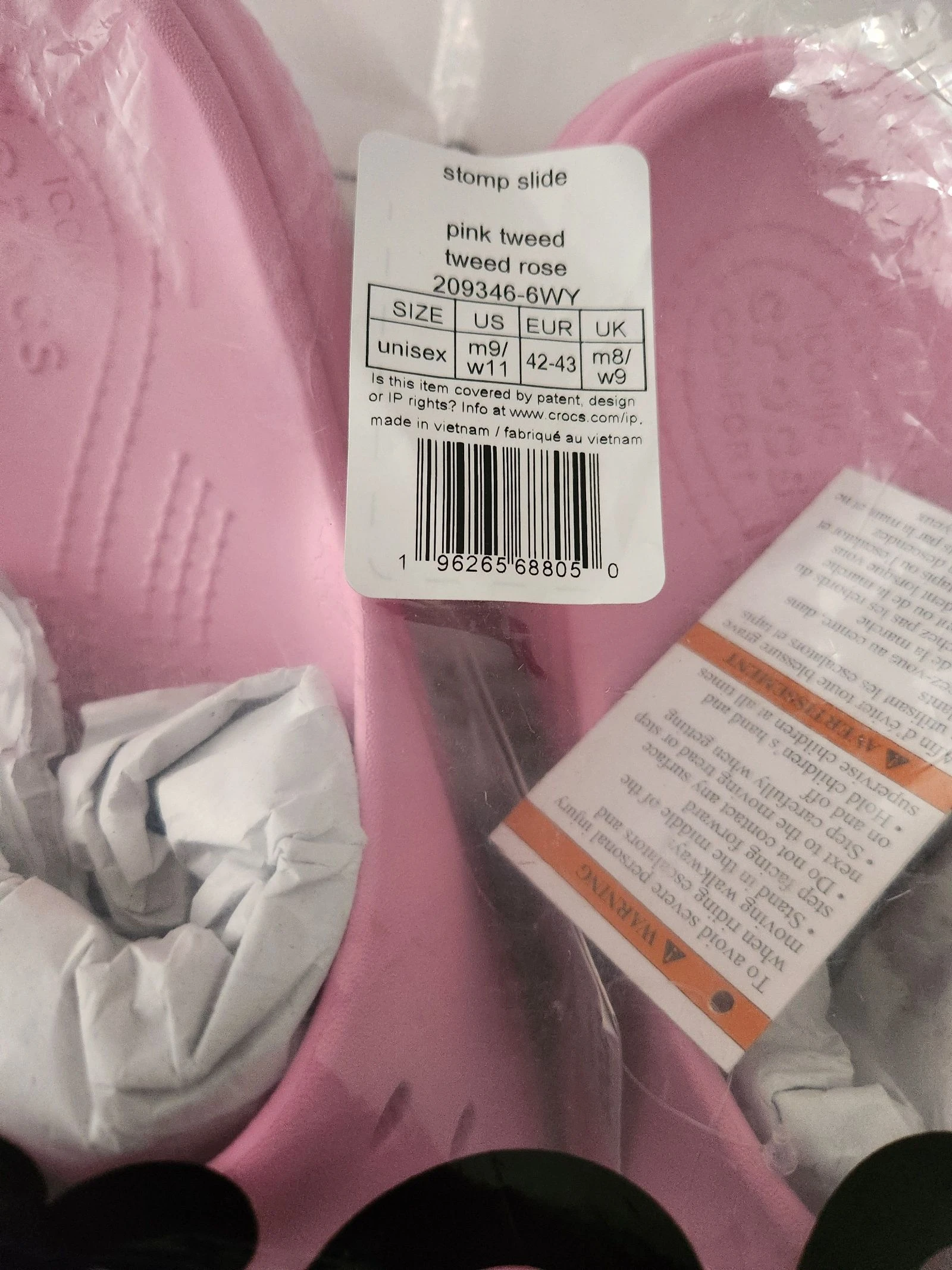 Crocs Mules Stomp Slide Pink Sandals – photo 7
